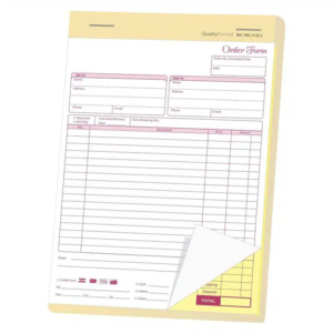 Custom Invoice Book Printing